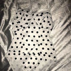 Polka dot bodysuit